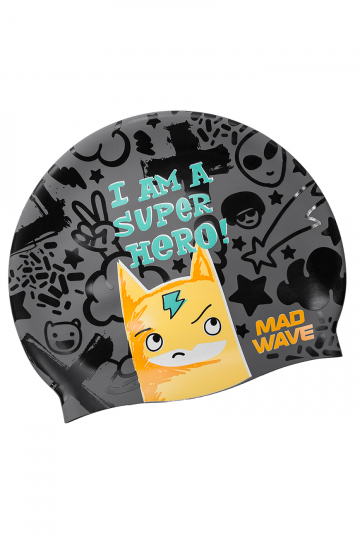 Шапочка для плавания Madwave SUPER HERO Junior