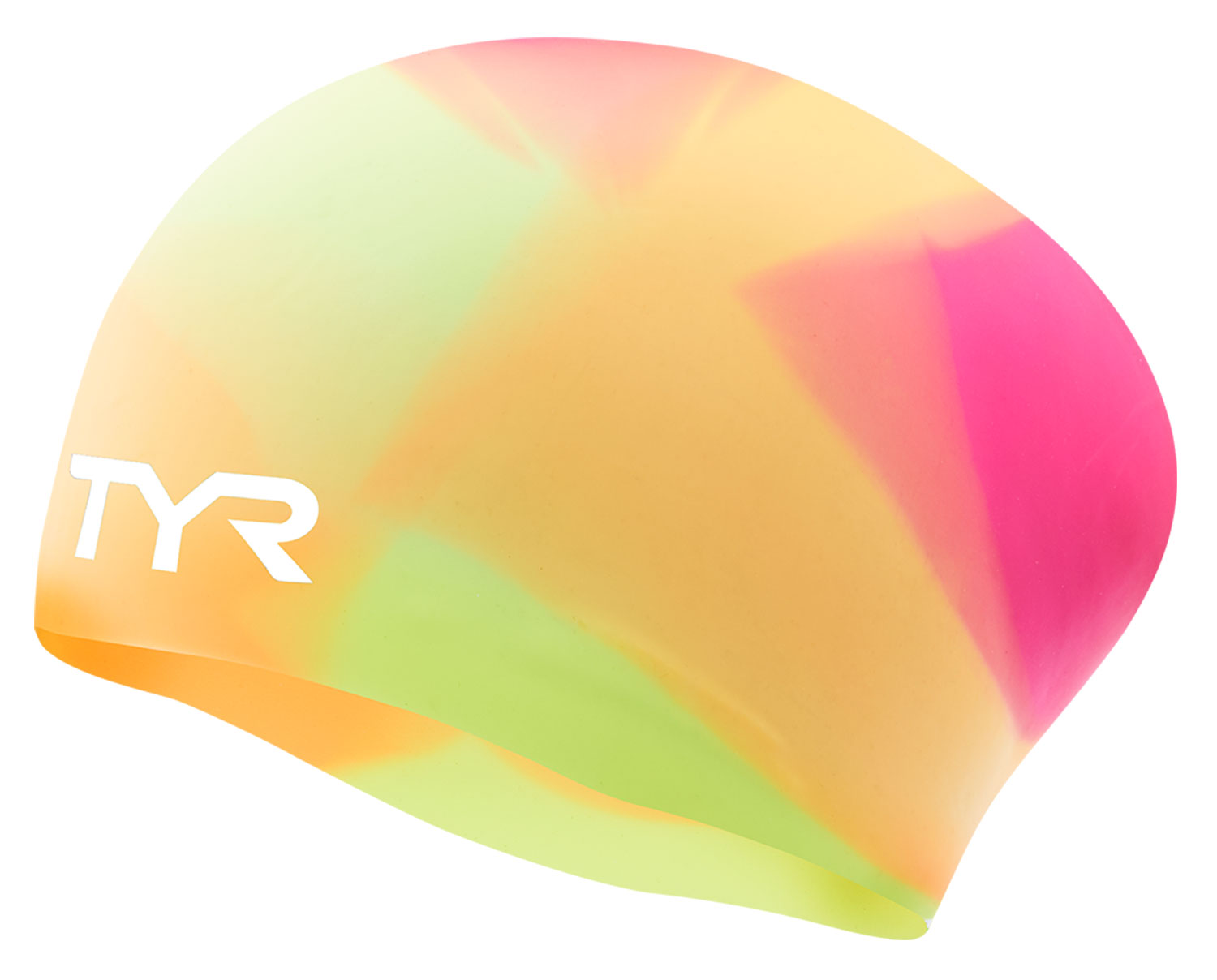 Шапочка для плавания TYR Tie Dye Long Hair Wrinkle Free Silicone Cap Junior