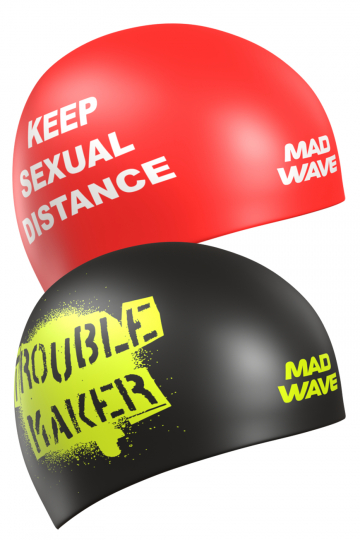 Шапочка для плавания Madwave TROUBLE MAKER reversible
