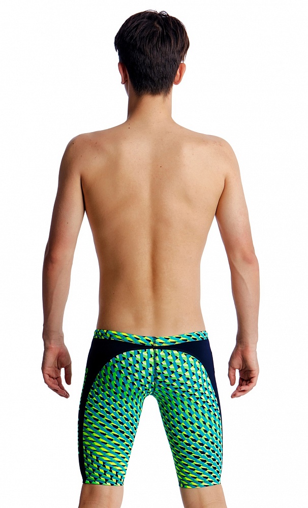 Плавки мужские джаммеры Funky Trunks Green Gator Jammer Boys_1