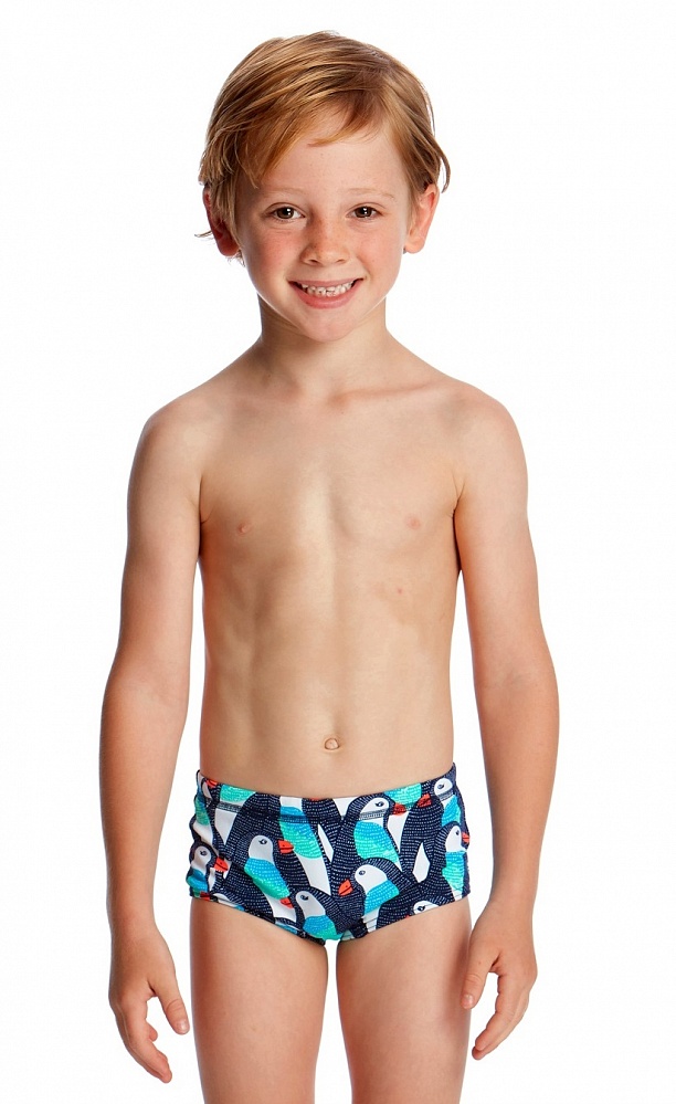 Плавки-шорты Funky Trunks Pengoo Parade Toddler Boys