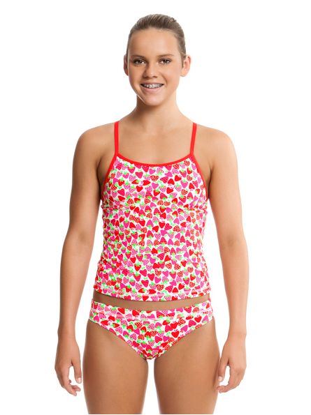 Купальник Funkita Printed Tankini&Brief Strawberry Sundae Toddlers