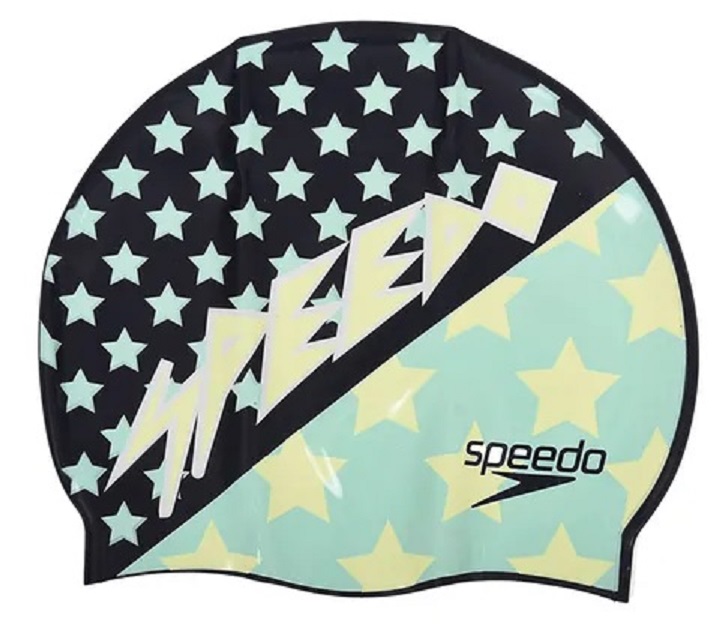 Шапочка для плавания Speedo Slogan Cap Junior Green/Yellow