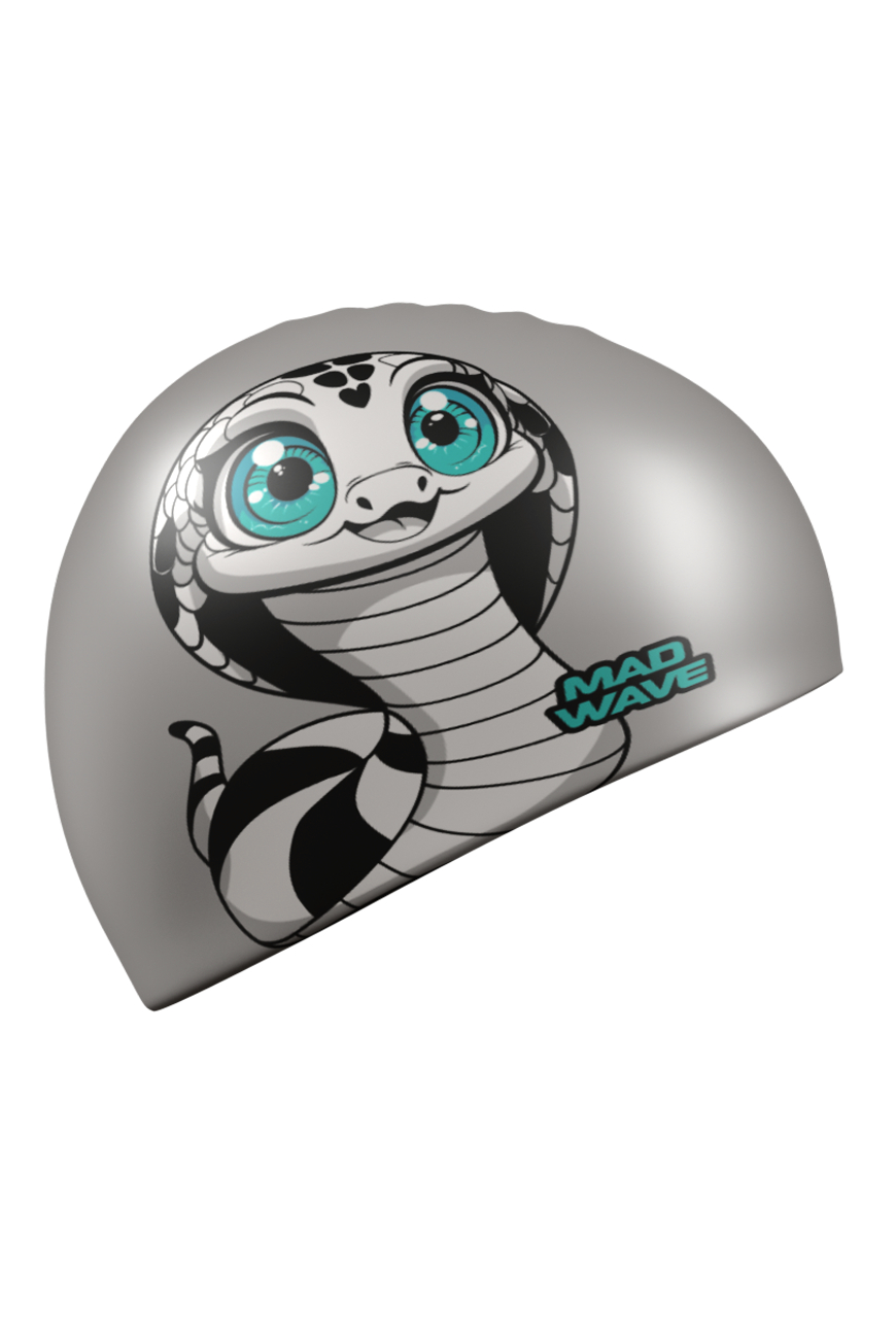 Шапочка для плавания Madwave Snake Junior