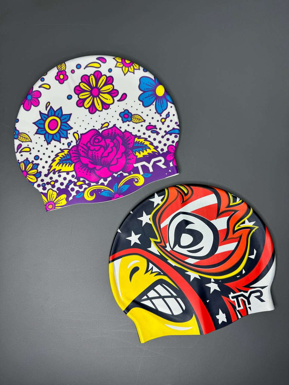 Шапочка для плавания TYR Graphic Silicone Cap