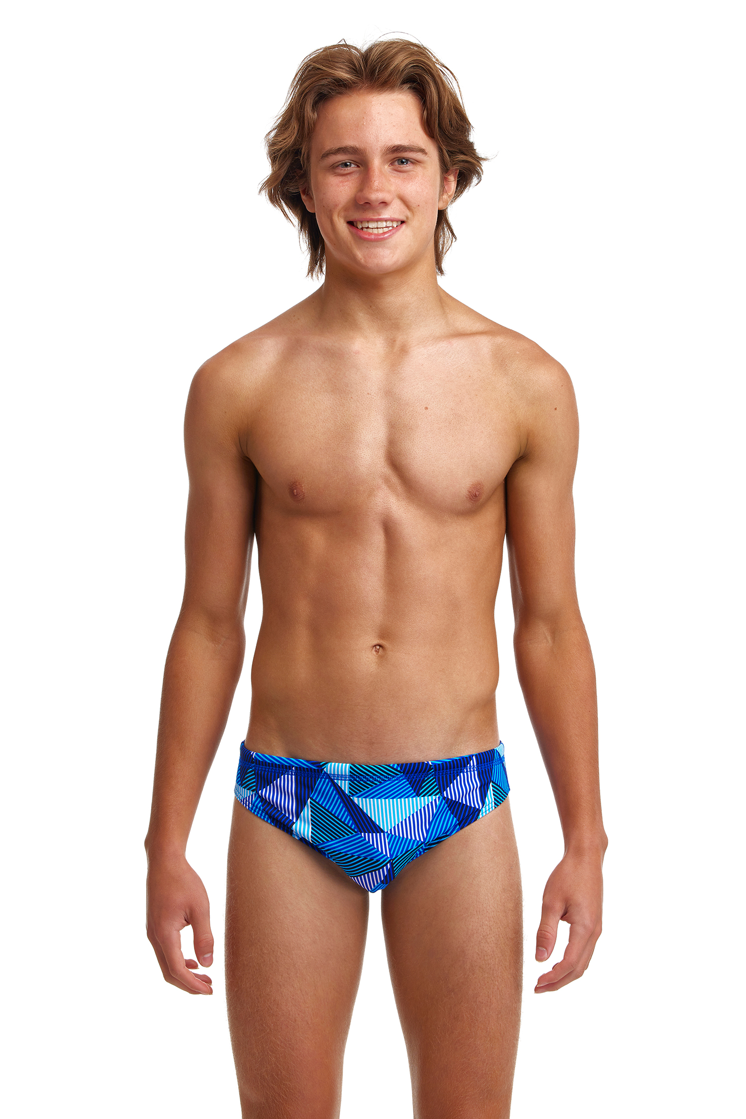 Плавки Funky Trunks Blue Bars Brief Boys