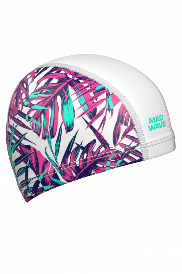 Шапочка для плавания ПУ Madwave TROPICAL
