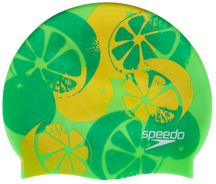 Шапочка для плавания Speedo Slogan Print Cap Green/Yellow
