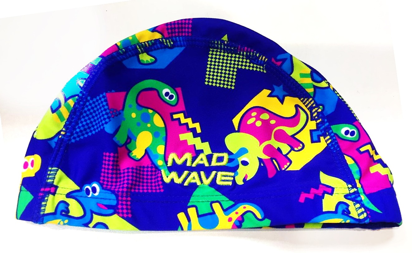 Шапочка для плавания Madwave DINOS