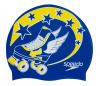 Шапочка для плавания Speedo Slogan Cap Junior Blue/Yellow/White