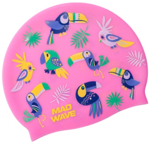Шапочка для плавания Madwave PARROTS