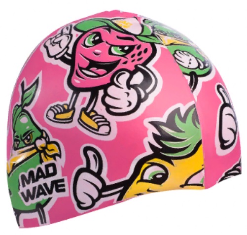 Шапочка для плавания Madwave FUN Junior розовый_1