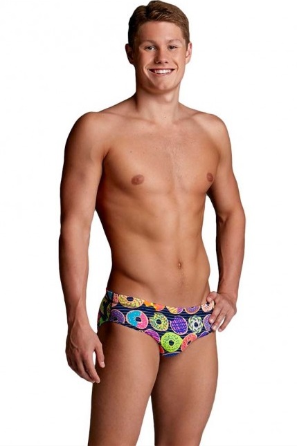 Плавки Funky Trunks Dunking Donuts Briefs Mens