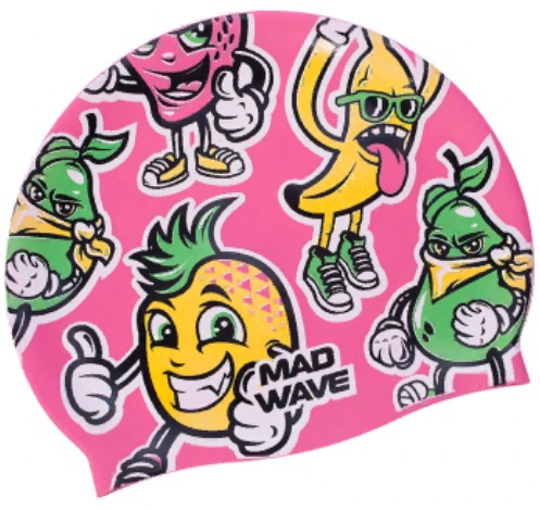Шапочка для плавания Madwave FUN Junior розовый