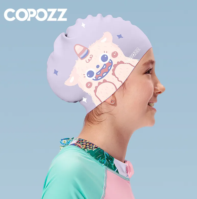 Шапочка силиконовая для плавания Copozz Junior