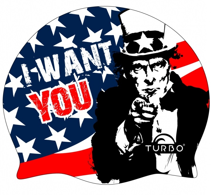 Шапочка для плавания Turbo I want you
