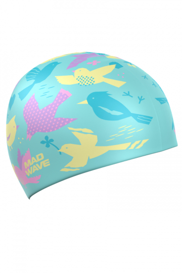 Шапочка для плавания Madwave Birds Junior