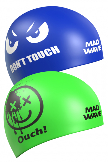 Шапочка для плавания Madwave DON'T TOUCH reversible