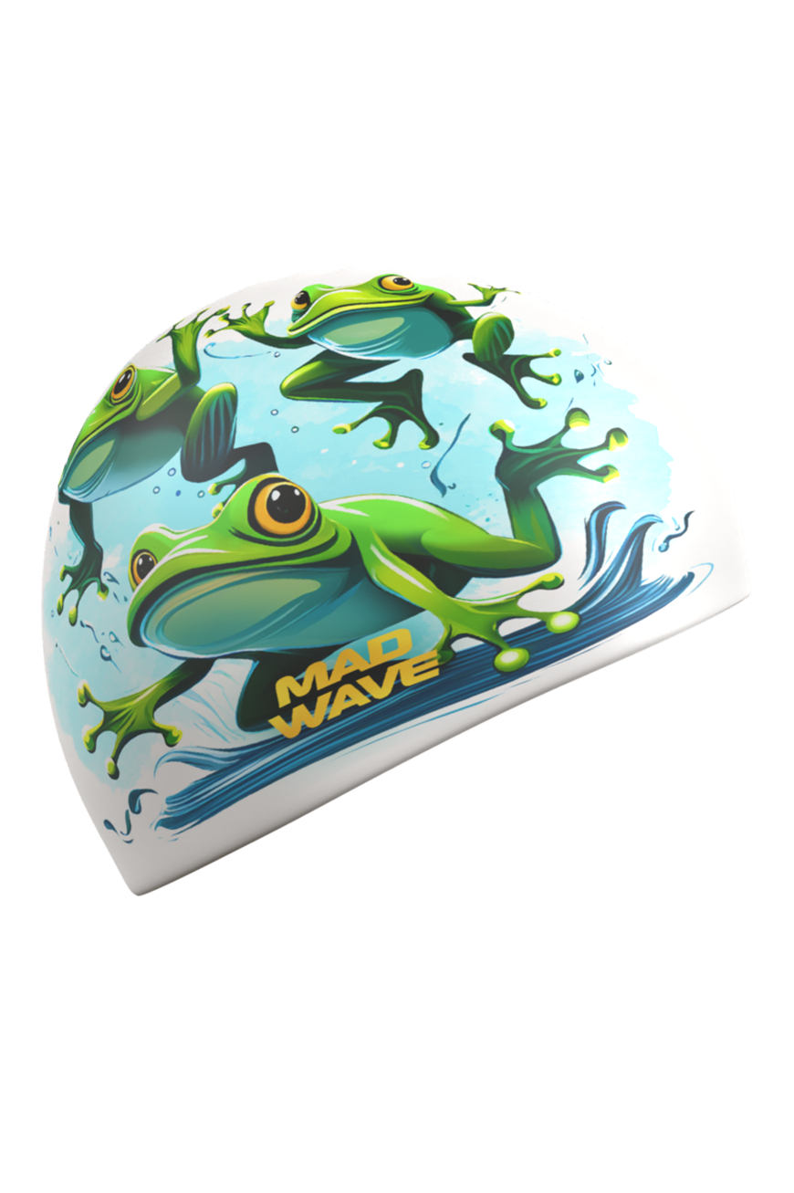 Шапочка для плавания Madwave Frogs HQ