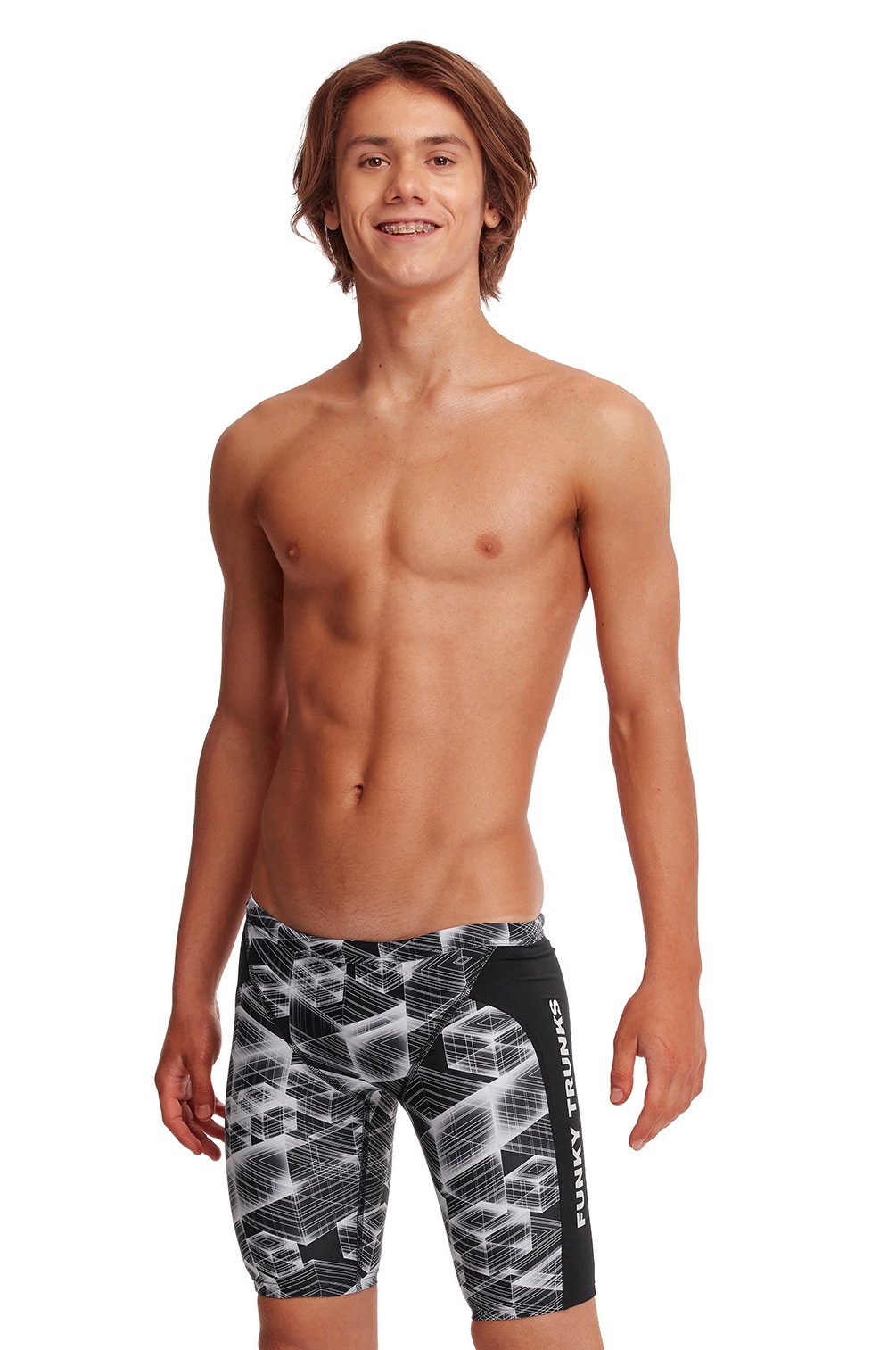 Плавки мужские джаммеры Funky Trunks Black Hole Jammers Boys