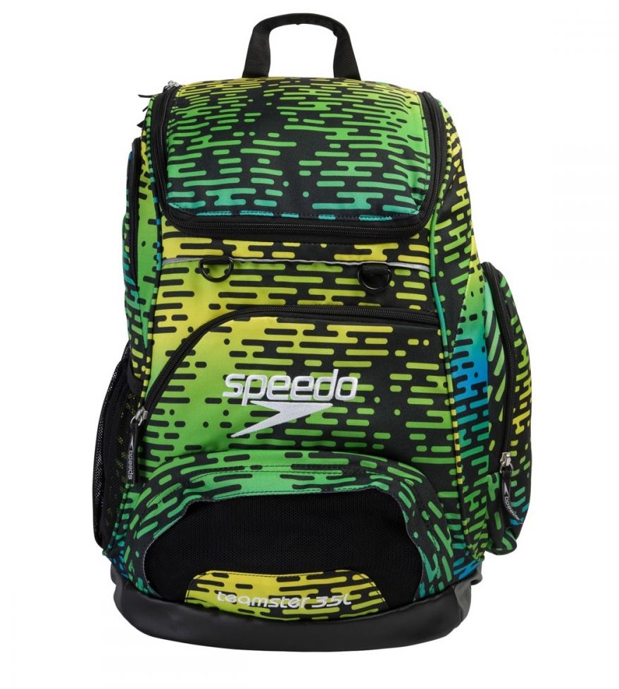 Рюкзак Speedo Backpack PRINTED TEAMSTER 35L Black/Blue/Yellow