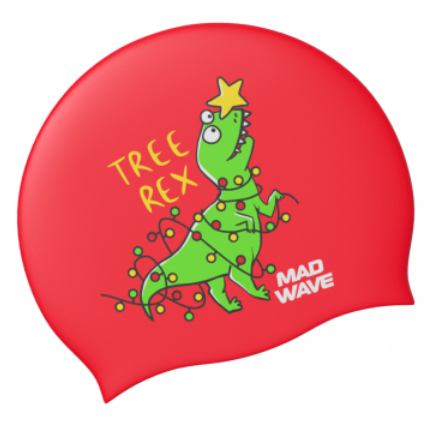 Шапочка для плавания Madwave NEW YEAR tree rex