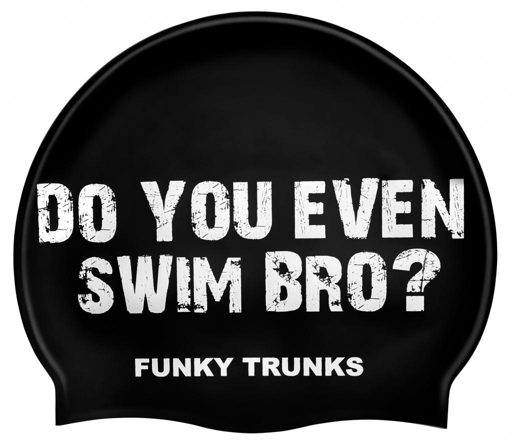 Шапочка для плавания Funky Trunks Do you even swim  bro