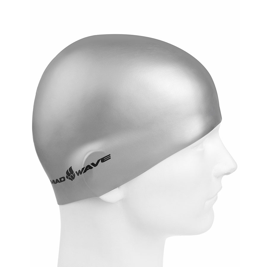 Шапочка для плавания Madwave Metal Silicone Solid
