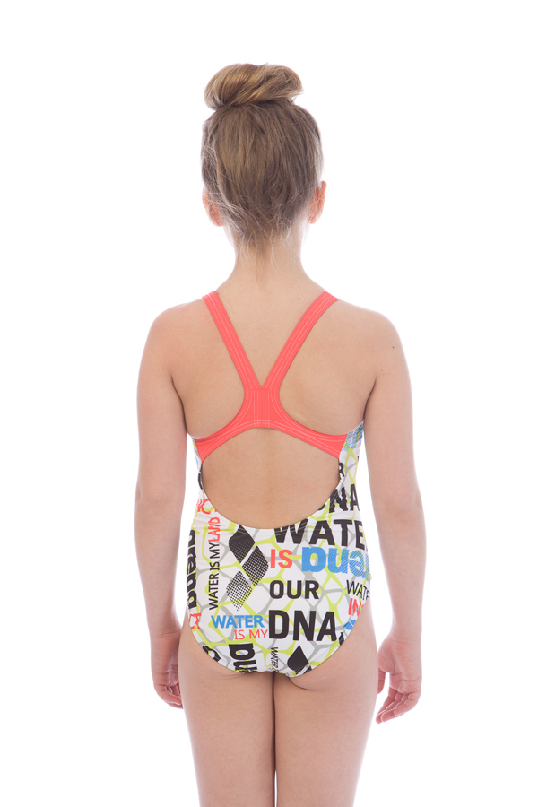 Купальник Arena EVOLUTION JR SWIM PRO ONE PIECE L белый красный_1