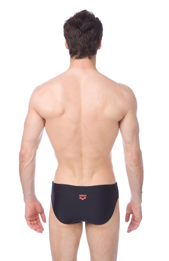 Плавки Arena FLUORESCENT BRIEF черный красный_1