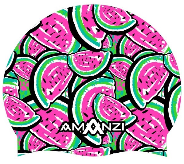 Шапочка для плавания AMANZI Melon Crush Swim Cap