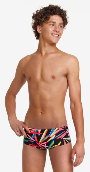 Плавки-шорты Funky Trunks Black Blades Trunks Boys