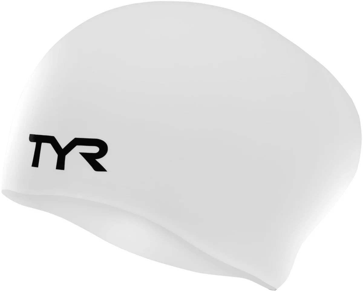 Шапочка для плавания TYR Long Hair Wrinkle Free Silicone Cap