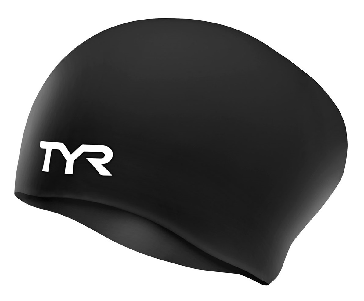 Шапочка для плавания TYR Long Hair Wrinkle Free Silicone Cap Junior