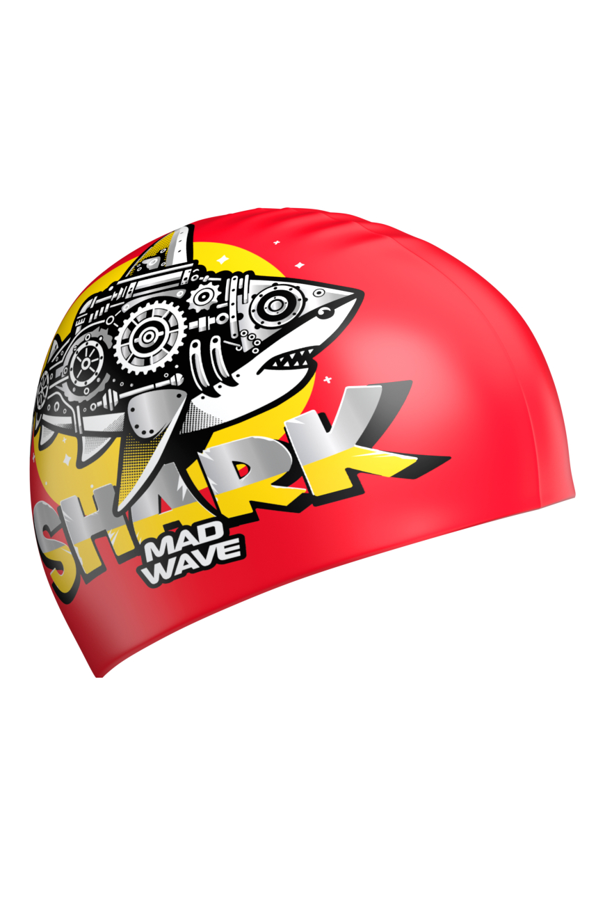 Шапочка для плавания Madwave SHARK Junior