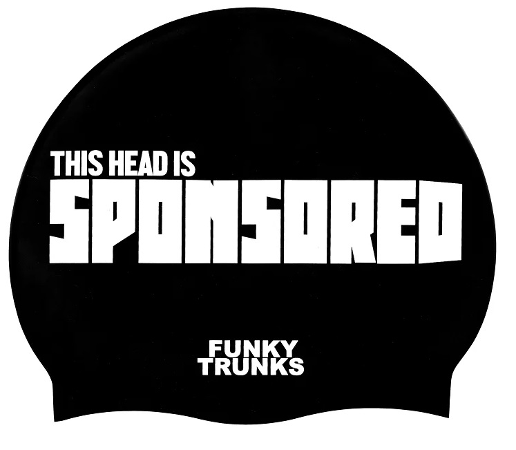 Шапочка для плавания Funky Trunks This head is Sponsored