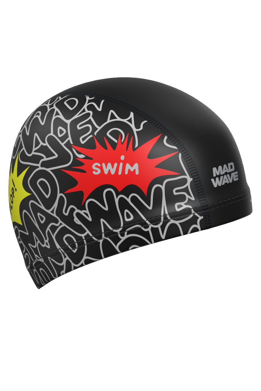 Шапочка для плавания ПУ Madwave Mad swim