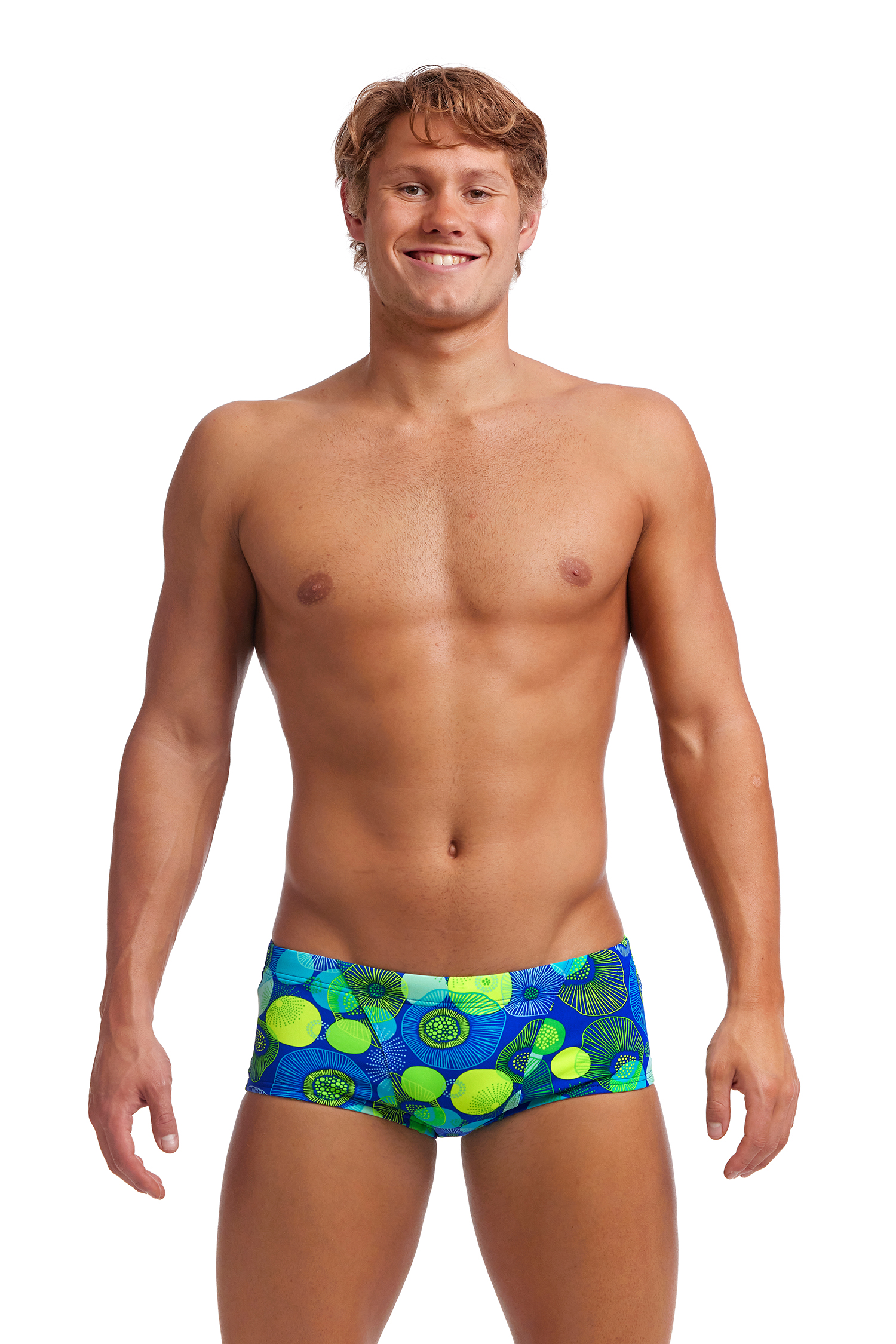 Плавки-шорты Funky Trunks Blue Bottle Trunks Mens