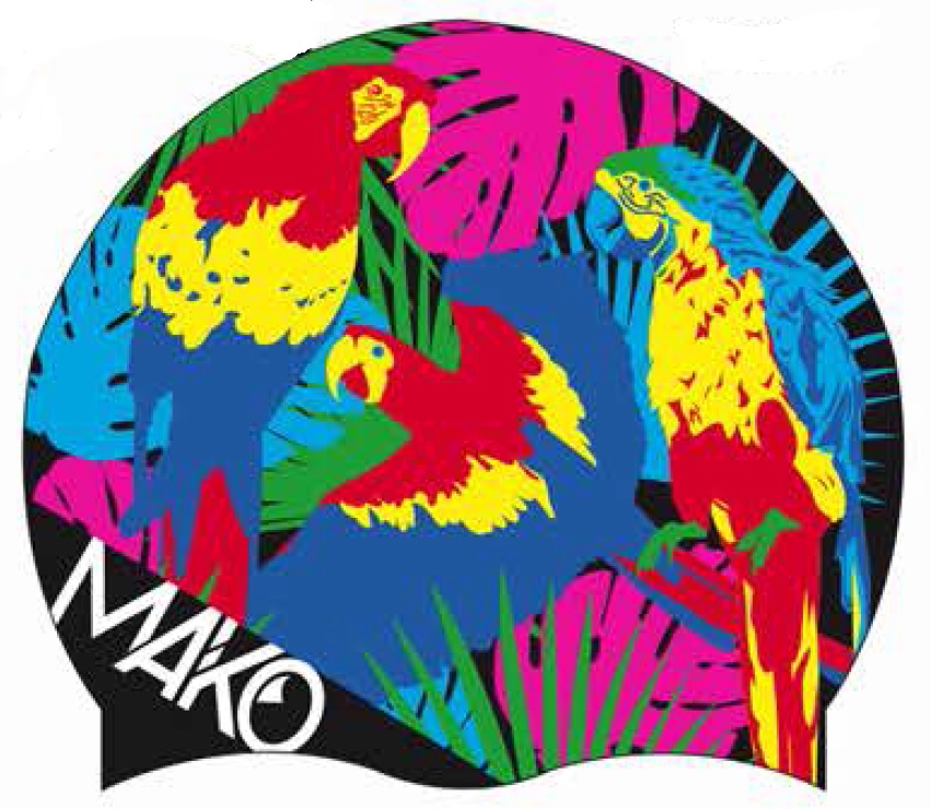 Шапочка для плавания Mako Tropical