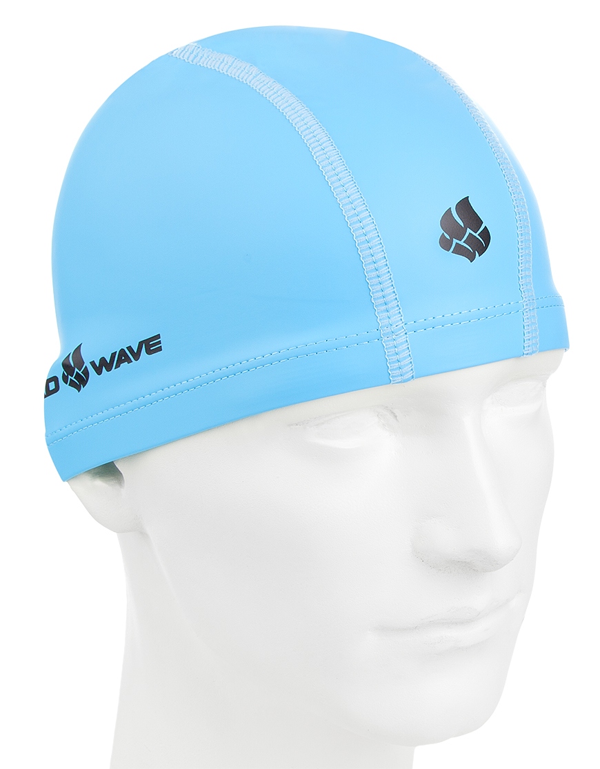 Шапочка для плавания Madwave Put Coated голубой