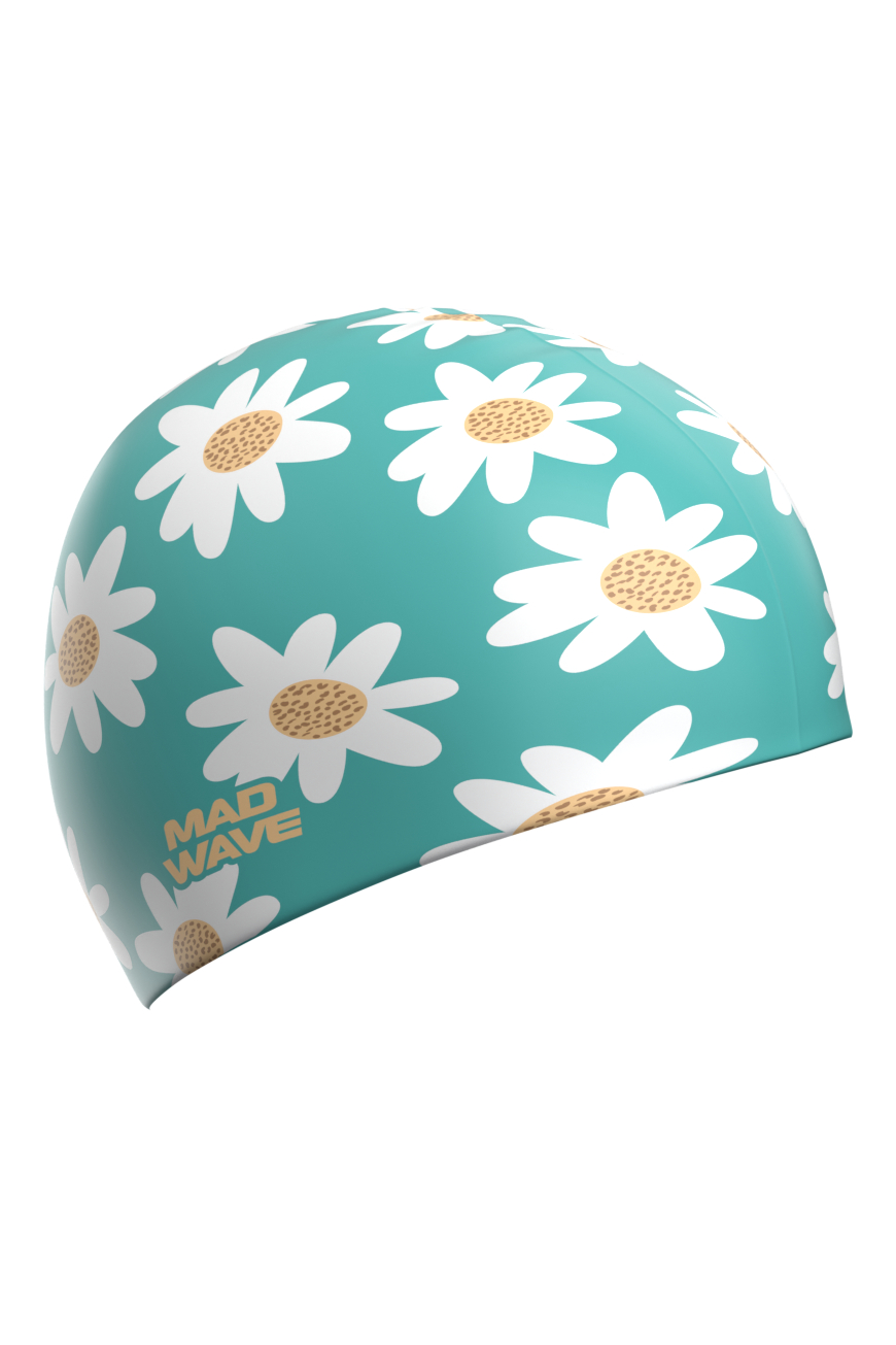 Шапочка для плавания Madwave Daisies Junior