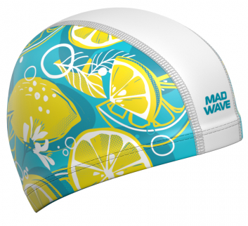 Шапочка комбинированная для плавания Madwave LEMON