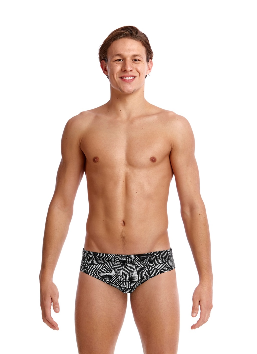 Плавки Funky Trunks Black Window Briefs Mens