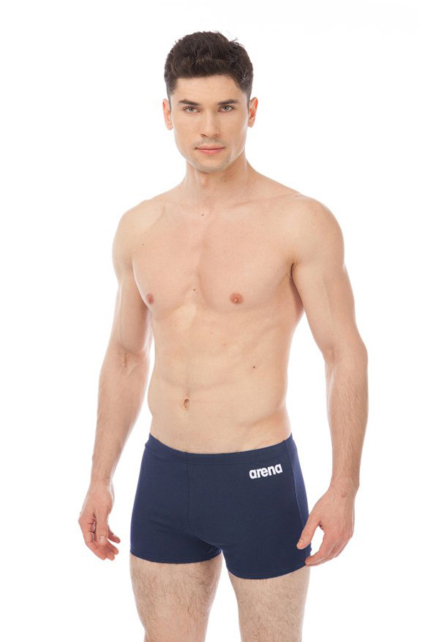 SOLID SHORT navy white