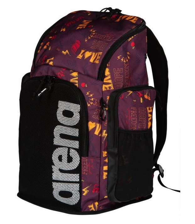 Рюкзак Arena Team Backpack 45L Allover Neon glitch