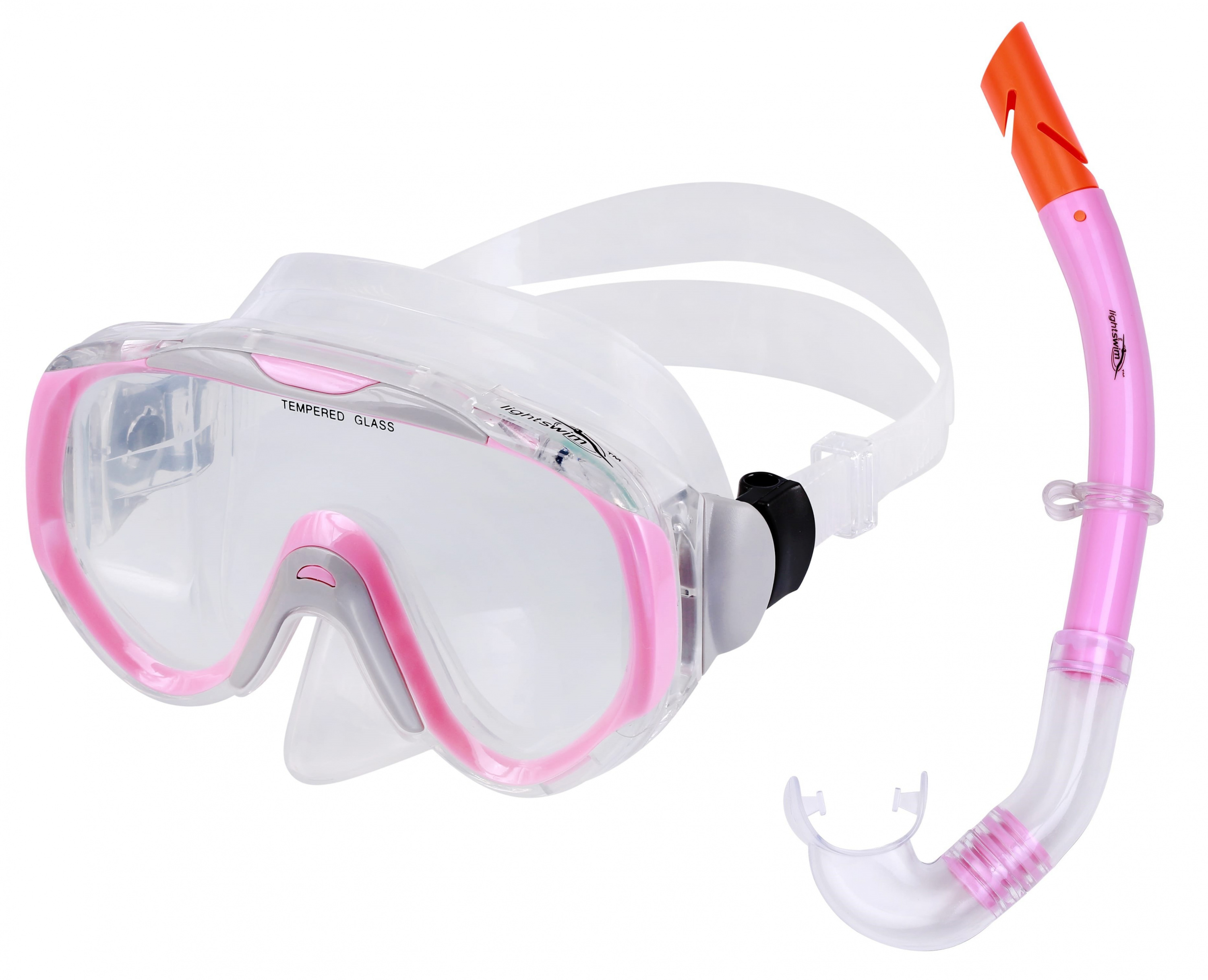 Набор для плавания (маска+трубка) Lightswim LSM 16 (J)/SN 9(J)