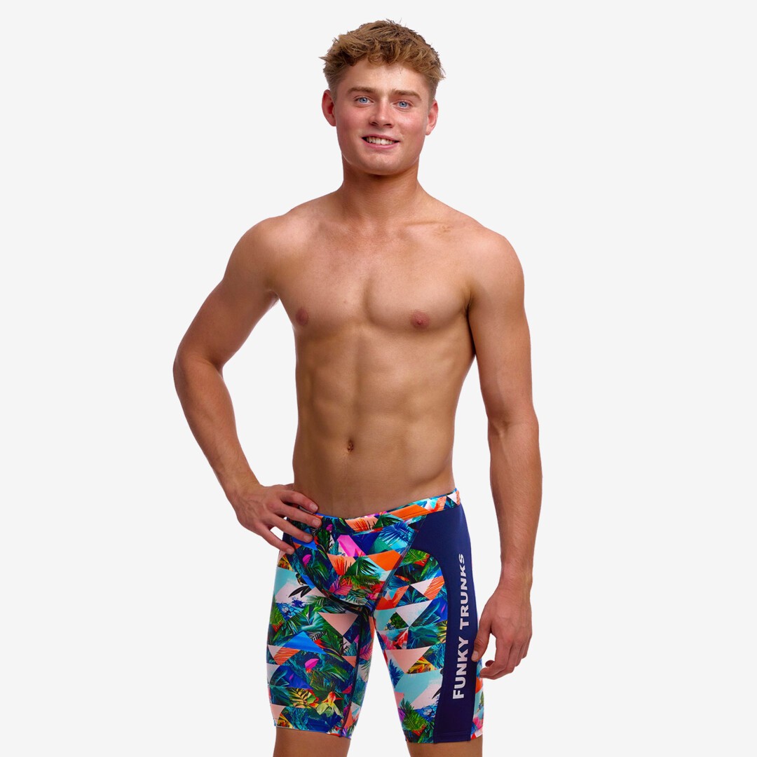 Плавки детские джаммеры Funky Trunks Palm Prism Boys