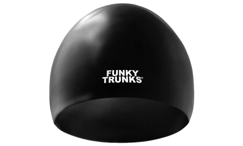 Шапочка для плавания стартовая Funky Trunks Still Black