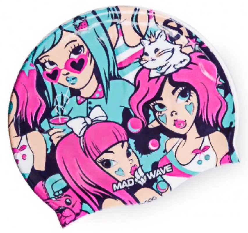 Шапочка для плавания Madwave GLAMOUR