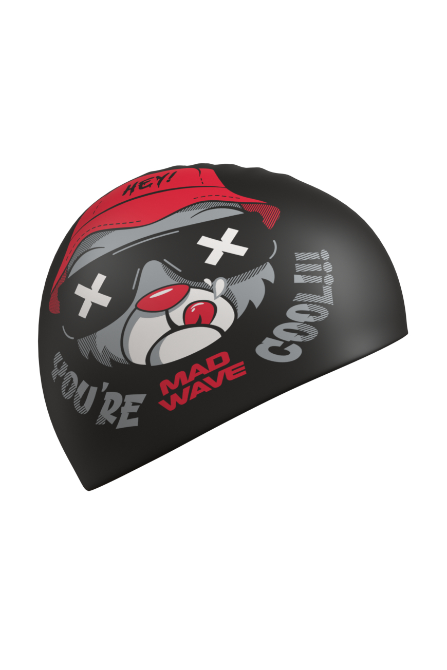 Шапочка для плавания Madwave Cool bear Junior